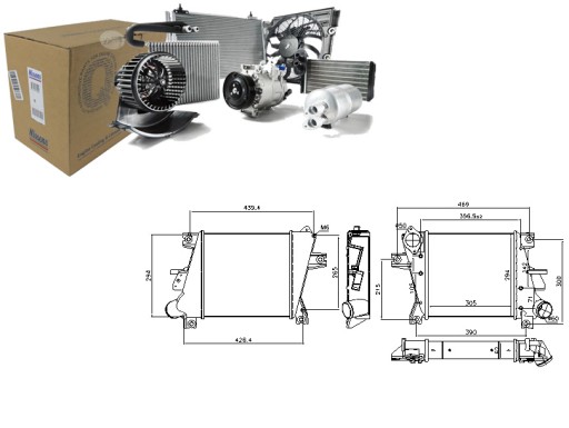 96407 - ИНТЕРКУЛЕР NISSAN X-TRAIL 2.2D 01.06-01.13 NISSEN