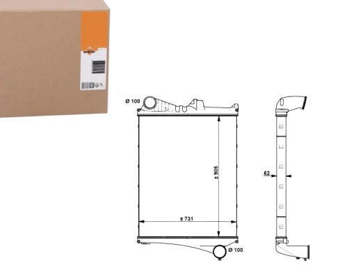 NRF30225/RS1 - ИНТЕРКУЛЕР NRF 3183747 VL4043 7113004 97006