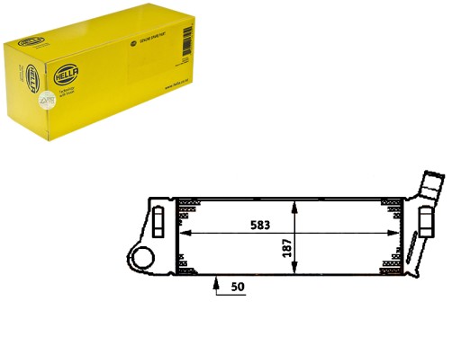 8ML 376 - ИНТЕРКУЛЕР RENAULT MEGANE II HELLA