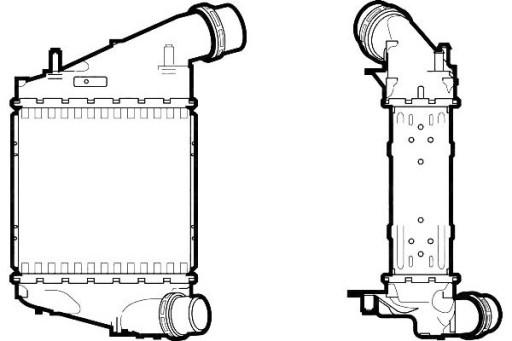 818250 - ИНТЕРКУЛЕР RENAULT TWINGO II 1.5D 10.10- VALEO