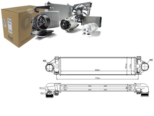 NIS96471(iMOTO) - ИНТЕРКУЛЕР VOLVO S80 II V40 V70 III XC60 XC70 II
