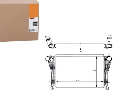 30291 NRF/GIFT - ІНТЕРКУЛЕР VW 1.8TSI 2.0TSI A3 GOLF VII NRF