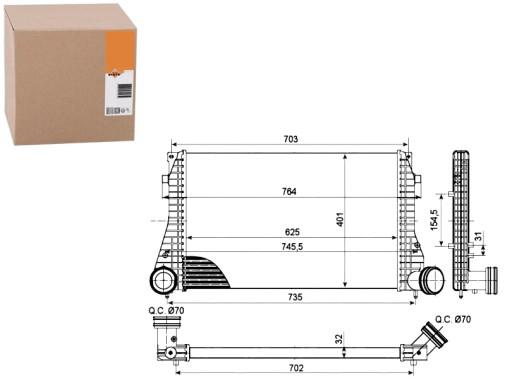 30290 NRF/ZS - ИНТЕРКУЛЕР VW GOLF 4 A3 LEON 130 150KM 00- NRF