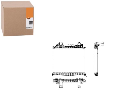 30449 NRF/GIFT - ИНТЕРКУЛЕР (ВПУСК ВВЕРХ) MAN TGA TGS D0836LF41-