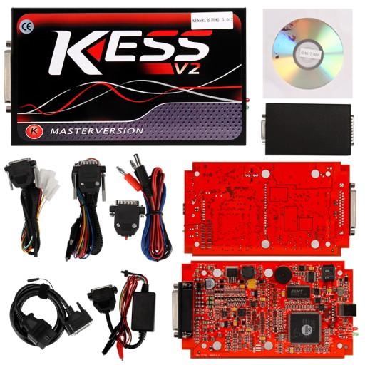 KESS V2.47 ECU 5.017 ЧЕРВОНИЙ ІНТЕРФЕЙС ПРОГРАМІСТА ЄС