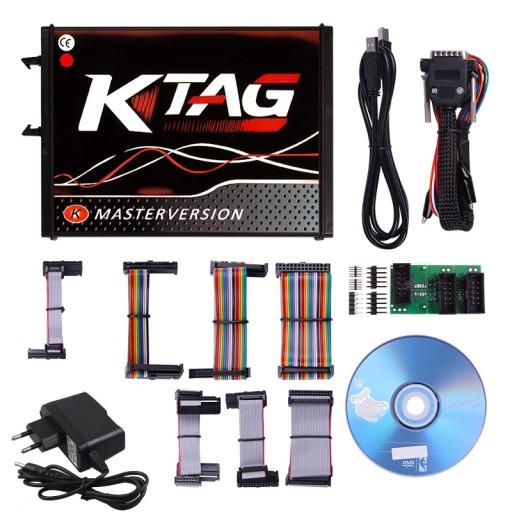 KTAG V7.020 V2.25 КРАСНЫЙ 4-СВЕТОДИОДНЫЙ ИНТЕРФЕЙС ПРОГРАММАТОРА