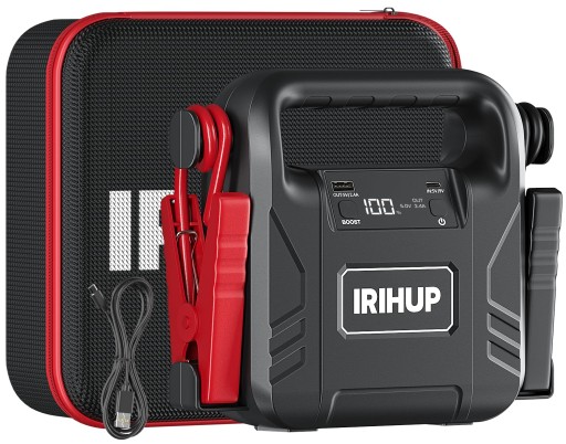 IRIHUP Powerbank 4000A 12V Car Jump Starter USB Charger j45