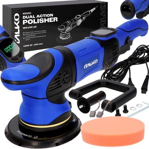 ITALKO IDA150-1D СВЕТОДИОДНАЯ ПОЛИРОВАЛЬНАЯ МАШИНА 1000ВТ ДВОЙНОГО ДЕЙСТВИЯ DA 21мм