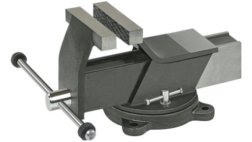 Тиски 200 мм слесарные поворотные стальные тиски