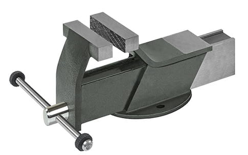 Лещата слюсарні фіксовані з ковадлом 200мм сталеві