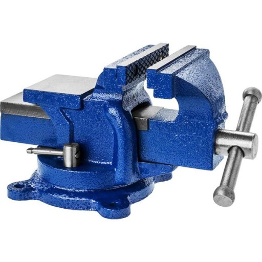 Обертові сталеві Лещата Drel з ковадлом 150 мм