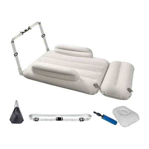 Надувний автомобільний надувний матрац світло-сірий