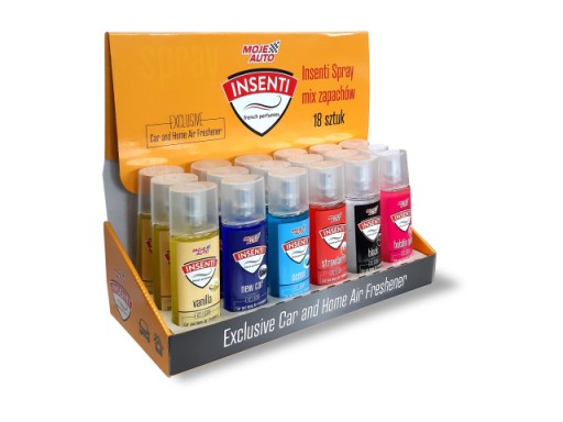 Insenti Spray Mix Fragrances - набор из 18 штук MY CAR