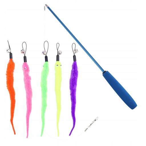 Интерактивный пазл для кошек со вставкой Червячки.