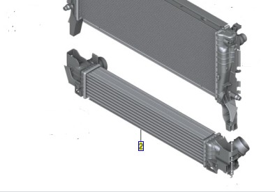 17517617600 - Интеркулер BMW X1 F48 2.5ix 2.8ix Оригинал