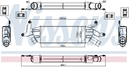 Інтеркулер NISSENS NIS 96086