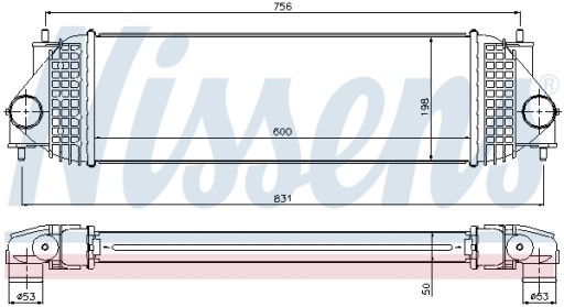 Интеркулер NISSENS NIS 96525