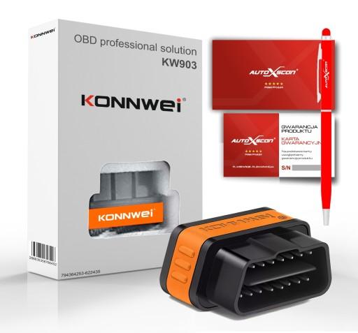 KW903 OBD2 ДІАГНОСТИЧНИЙ ІНТЕРФЕЙС BLUETOTH