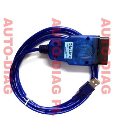 Интерфейс DiaLink J2534 PassThru 12/24 В PCMFlash
