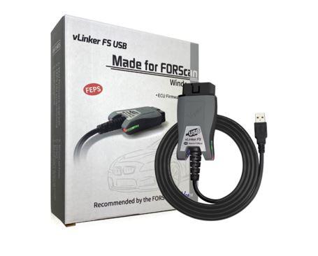 Vgate vLinker FS USB FORScan Ford FEPS MS CAN MIC3322 OBD2 інтерфейс