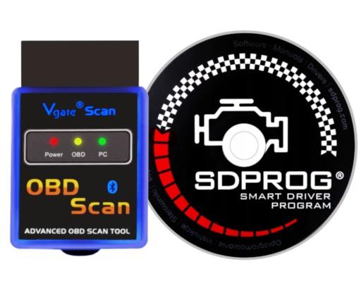 Інтерфейс сканера діагностичного тестера SDPROG Dacia