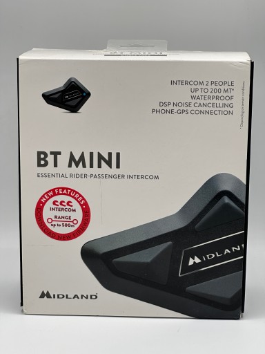 Midland BT Mini мотоциклетный домофон для 1 шлема