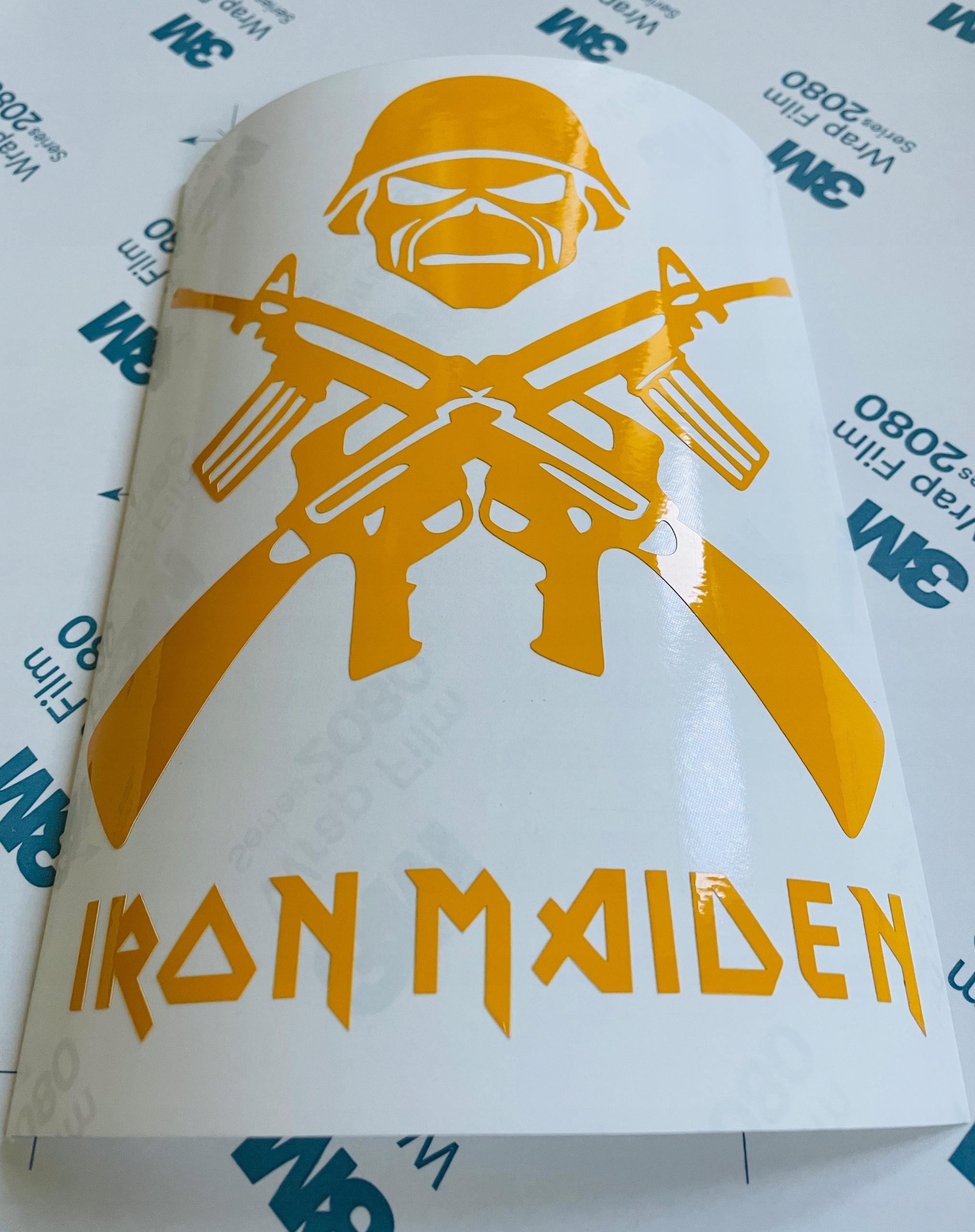 Iron Maiden наклейка 74 см x 60 см
