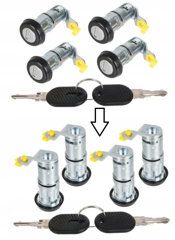 Mar1059 - Iveco Daily III 99-07 вставки дверных замков 4 шт.