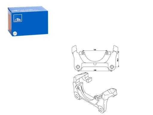 11.0230-0807.1 - ВИЛКА ТОРМОЗНОГО СУППОРТА ПЕРЕДНЯЯ AUDI A4 B6 A4 B7 A6 ALLROAD C6 A6 C6