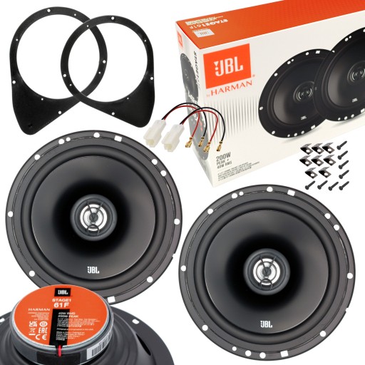 Проставки автомобільної акустики JBL 200W для FIAT STILO 500 LANCIA DELTA REAR