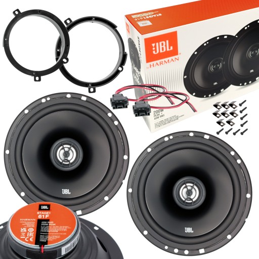 Проставки автомобільної акустики JBL 200W для MERCEDES W202 S202 ПЕРЕДНІ