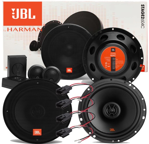 JBL 604C + 624 ДИНАМИКИ PEUGEOT 407 CITROEN C4 C5 GRAND PICASSO ПЕРЕДНИЙ + ЗАДНИЙ