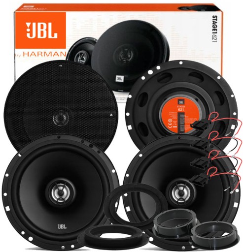 JBL 621 ДИНАМІКИ VW TIGUAN TOURAN GOLF 5 JETTA 5 SKODA OCTAVIA ПЕРЕД + ЗАД