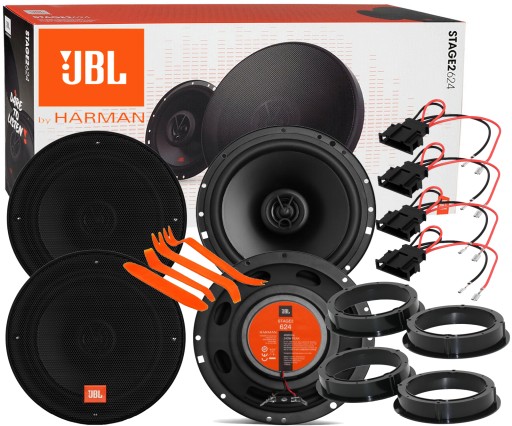 JBL 624 ДИНАМИКИ VW BORA GOLF 4 6 JETTA PASSAT B5 FL POLO SHARAN ПЕРЕДНИЙ ЗАДНИЙ