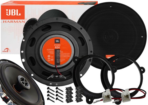 JBL 624 МОЩНЫЕ ДИНАМИКИ DACIA DOKKER DUSTER LODGY LOGAN SANDERO ПЕРЕДНЯЯ ЧАСТЬ