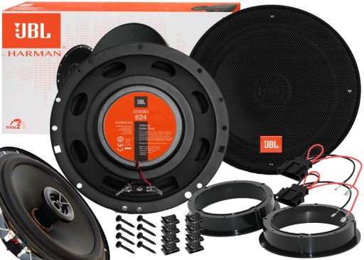 JBL 624 МОЩНЫЕ ДИНАМИКИ VW BORA GOLF 4 5 6 JETTA NEW BEETLE LUPO POLO 4 5 6