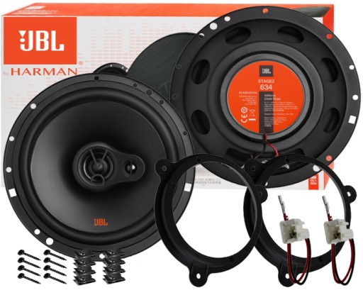 JBL 634 3-полосные динамики DACIA DOKKER DUSTER LODGY LOGAN SANDERO ПЕРЕДНЯЯ ЧАСТЬ
