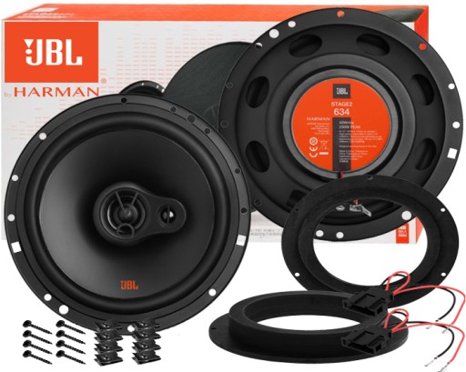 JBL 634 3-СМУГОВІ ДИНАМІКИ VW TIGUAN TOURAN GOLF 5 JETTA NEW BEETLE ПЕРЕД