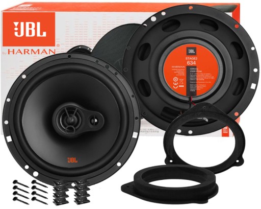 JBL 634 ТРЕХПОЛОСНЫЕ ДИНАМИКИ AUDI A3 8P A4 B6 B7 A8 D3 + ПРОСТАВКИ