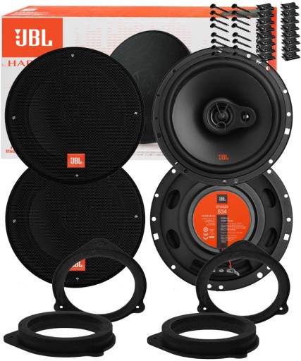 JBL 634 ТРЕХПОЛОСНЫЕ ДИНАМИКИ AUDI A4 B6 B7 SEAT EXEO ПЕРЕДНИЕ + ЗАДНИЕ ПРОСТАВКИ