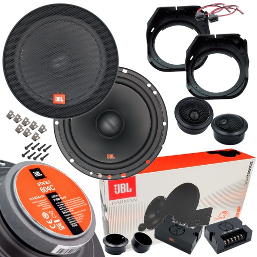 Колонки JBL Проставки STAGE2 604C для MERCEDES W202 SEDAN НА ЗАДНЮЮ ПОЛКУ