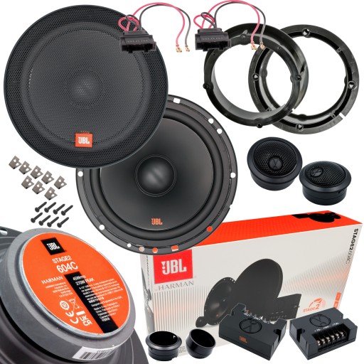 Колонки JBL STAGE2 604C Редукционные проставки для SEAT LEON TOLEDO SKODA FABIA