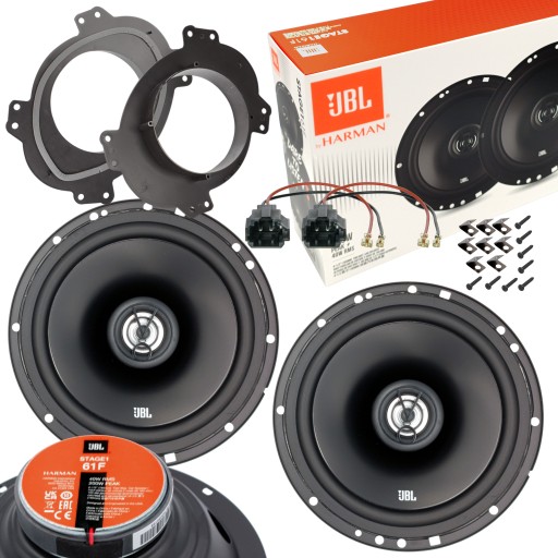 Автомобільна акустика JBL 200W, проставки для ISUZU D-MAX 2 ПЕРЕД