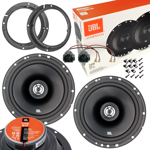 Автомобільна акустика JBL 200W, проставки для KIA SOUL FRONT