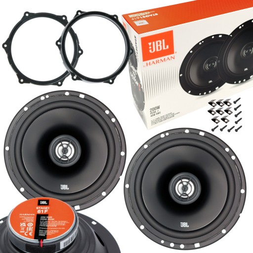 JBL Автомобільна акустика 200W Проставки для SEAT IBIZA 6J 6P ДВЕРІ ПЕРЕДНІ ЗАДНІ