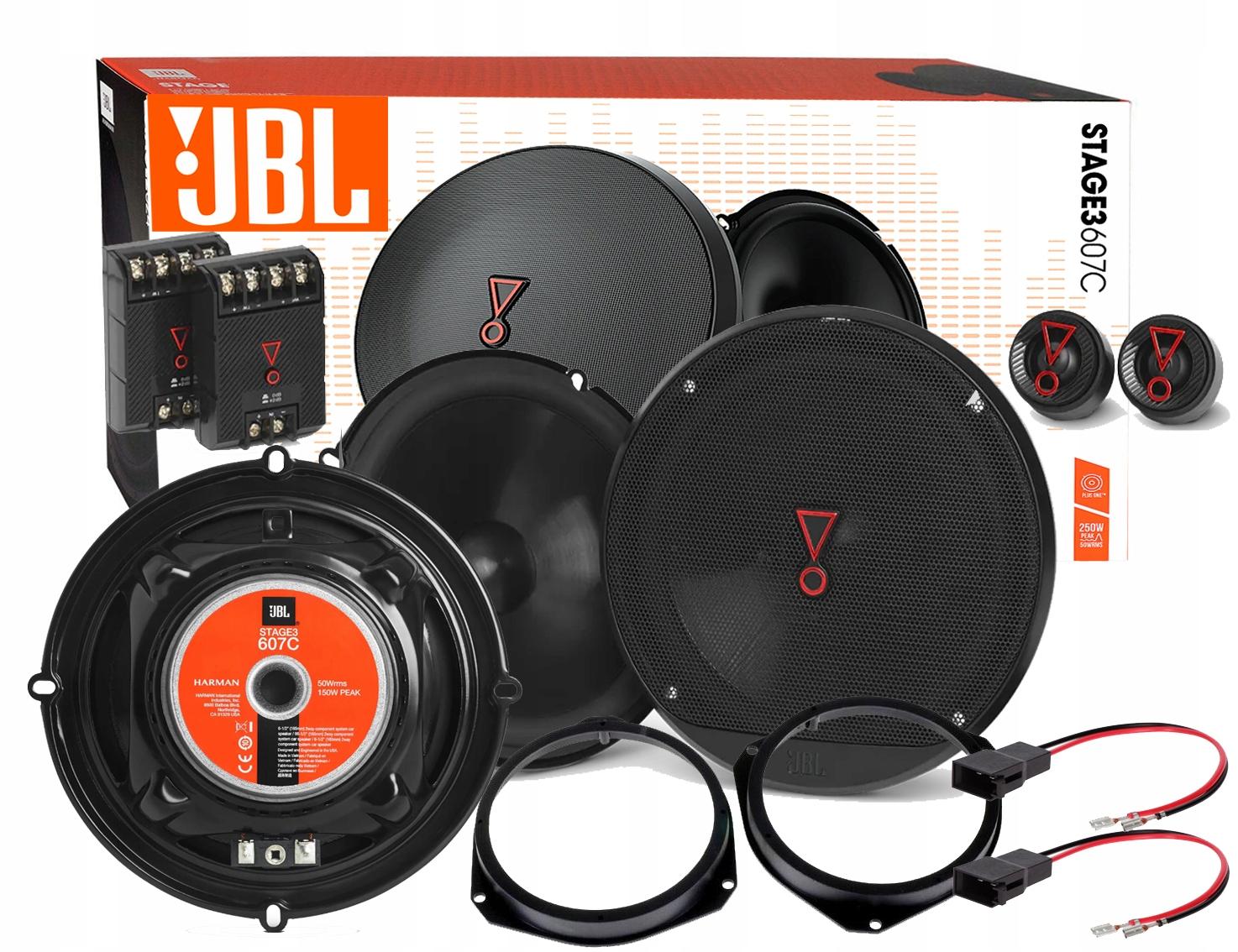 JBL STAGE3 607C ДИНАМИКИ FIAT GRANDE PUNTO PANDA 3