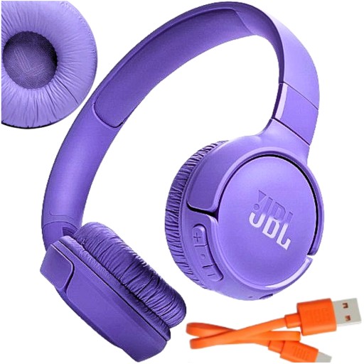 НАУШНИКИ JBL TUNE 520BT ФИОЛЕТОВЫЕ BLUETOOTH PURE BASS 57H БЕСПЛАТНО