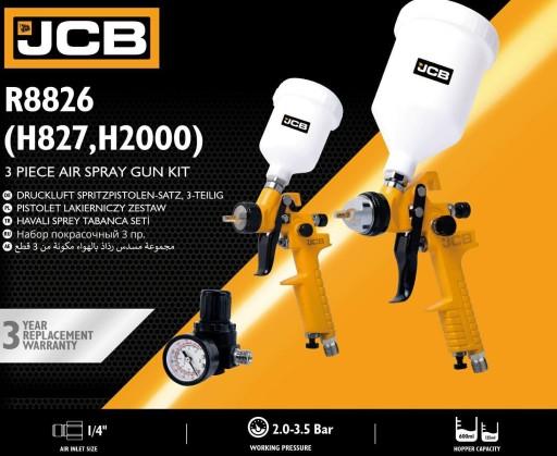 НАБОР ПИСТОЛЕТОВ JCB 3 шт.
