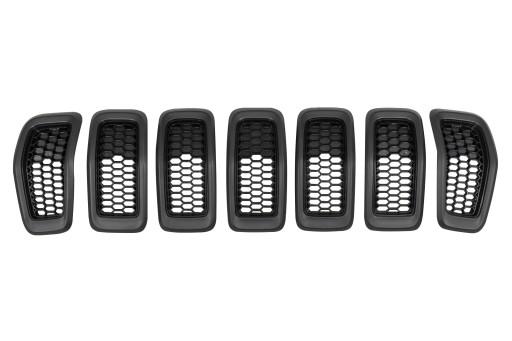 JEEP CHEROKEE V KL ГРИЛЬ-ВКЛАДЫШИ СЕРЫЙ 68303626AA