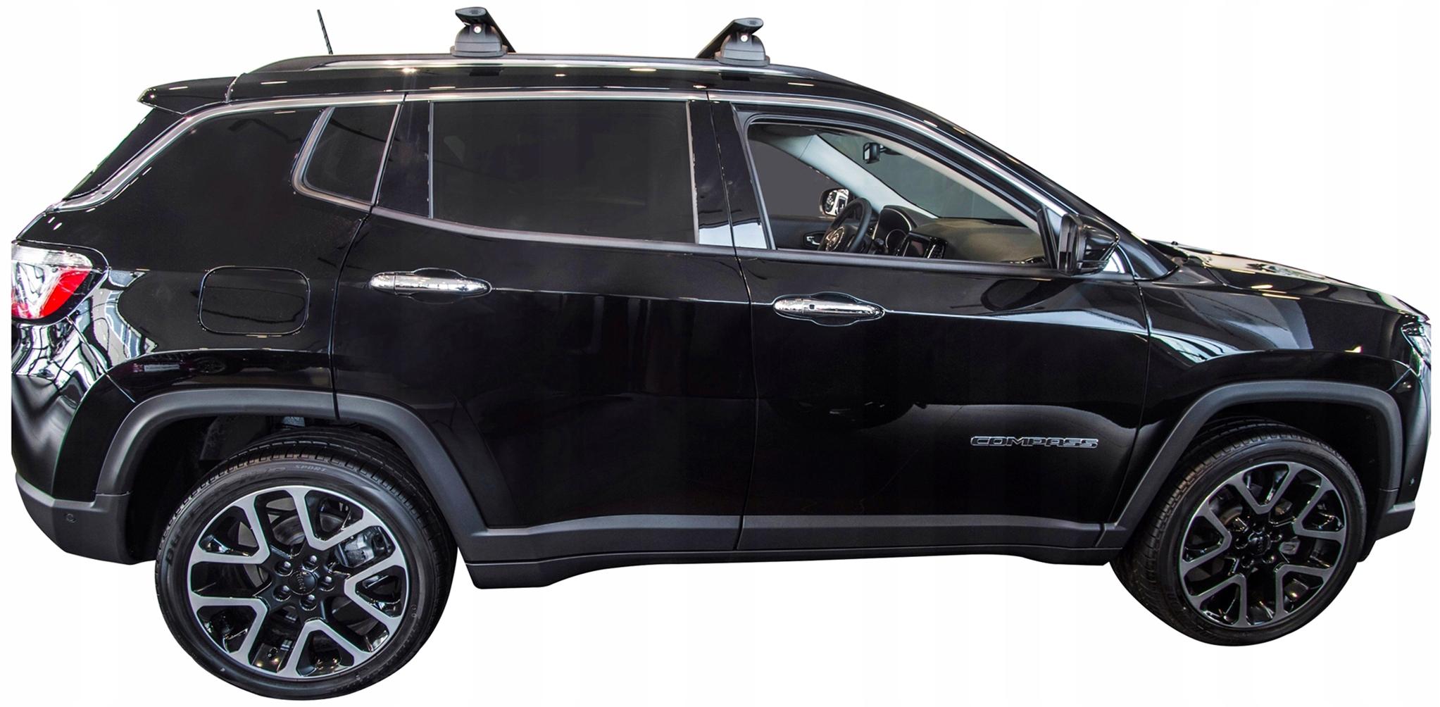 JEEP COMPASS 2017 + НАКЛАДКИ НА ДВЕРНІ РУЧКИ SENSOR